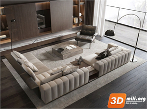 Sofa Minotti Skp Files 